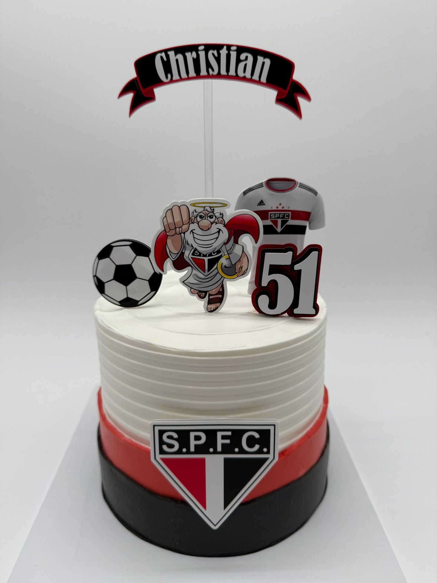 São Paulo Cake Topper | São Paulo Birthday | São Paulo Cake Ideas | São Paulo Party Ideas