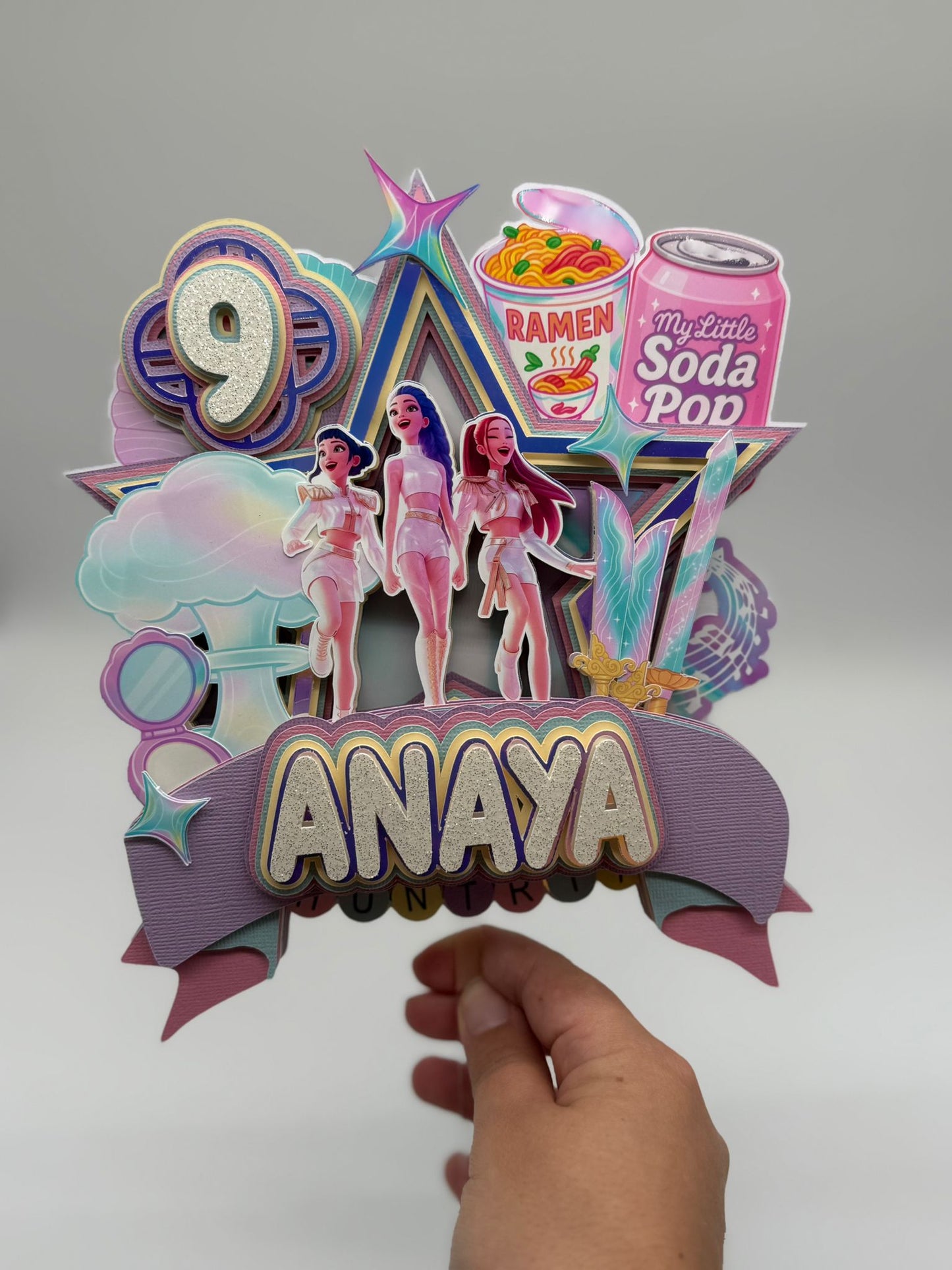 KPOP Demon Hunters Cake Topper | KPOP Demon Hunters Birthday | KPOP Demon Hunters Cake Ideas | KPOP Demon Hunters Party Ideas | KPOP Demon Hunters Party Decor