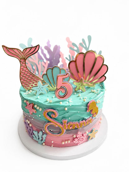Mermaid Cake Topper | Mermaid Birthday | Mermaid Cake Ideas | Mermaid Party Ideas