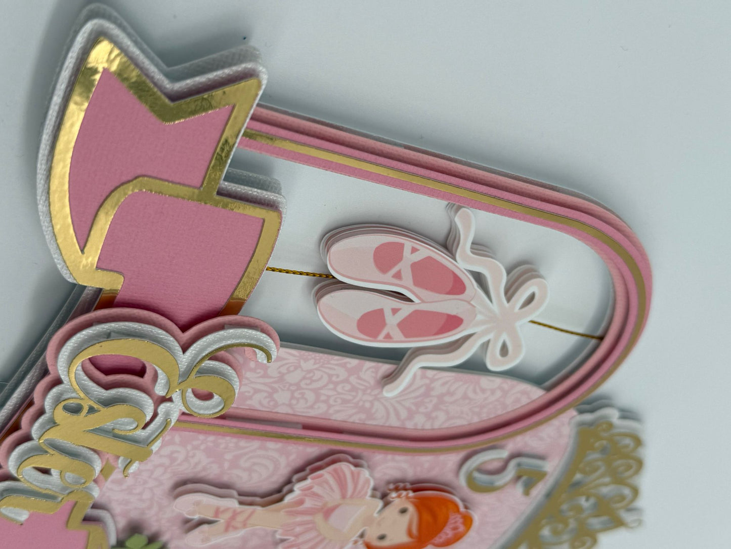 Ballerina Cake Topper | Ballerina Cake Ideas | Ballerina Party | Ballerina Birthday | Cute Ballerina Cake Topper | Girls Birthday | Girls Cake Topper | Delicate Ballerina Cake Topper