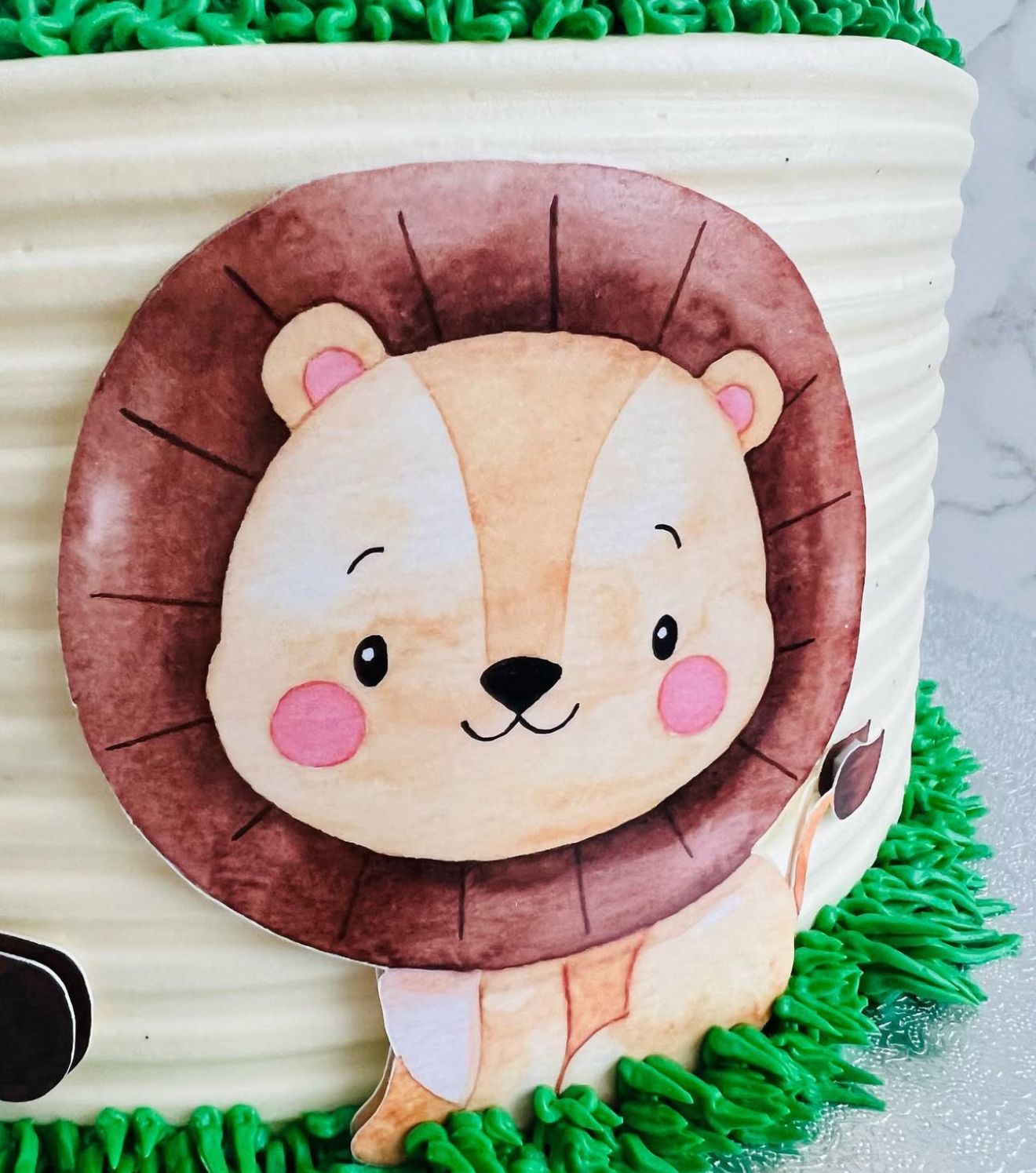 Safari Cake Topper | Jungle Birthday Cake Decoration | Wild Animals Party Supplies | Safari Theme Birthday Ideas | Personalised Jungle Party Decor