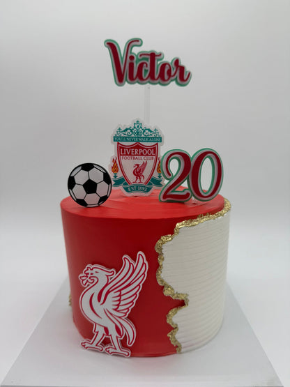 Liverpool Cake Topper | Liverpool Birthday | Liverpool Cake Ideas | Liverpool Party Ideas