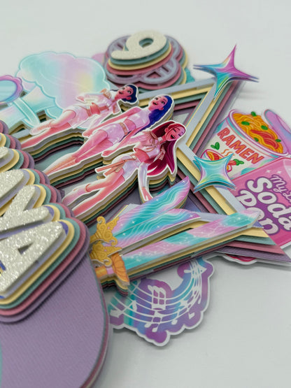 KPOP Demon Hunters Cake Topper | KPOP Demon Hunters Birthday | KPOP Demon Hunters Cake Ideas | KPOP Demon Hunters Party Ideas | KPOP Demon Hunters Party Decor