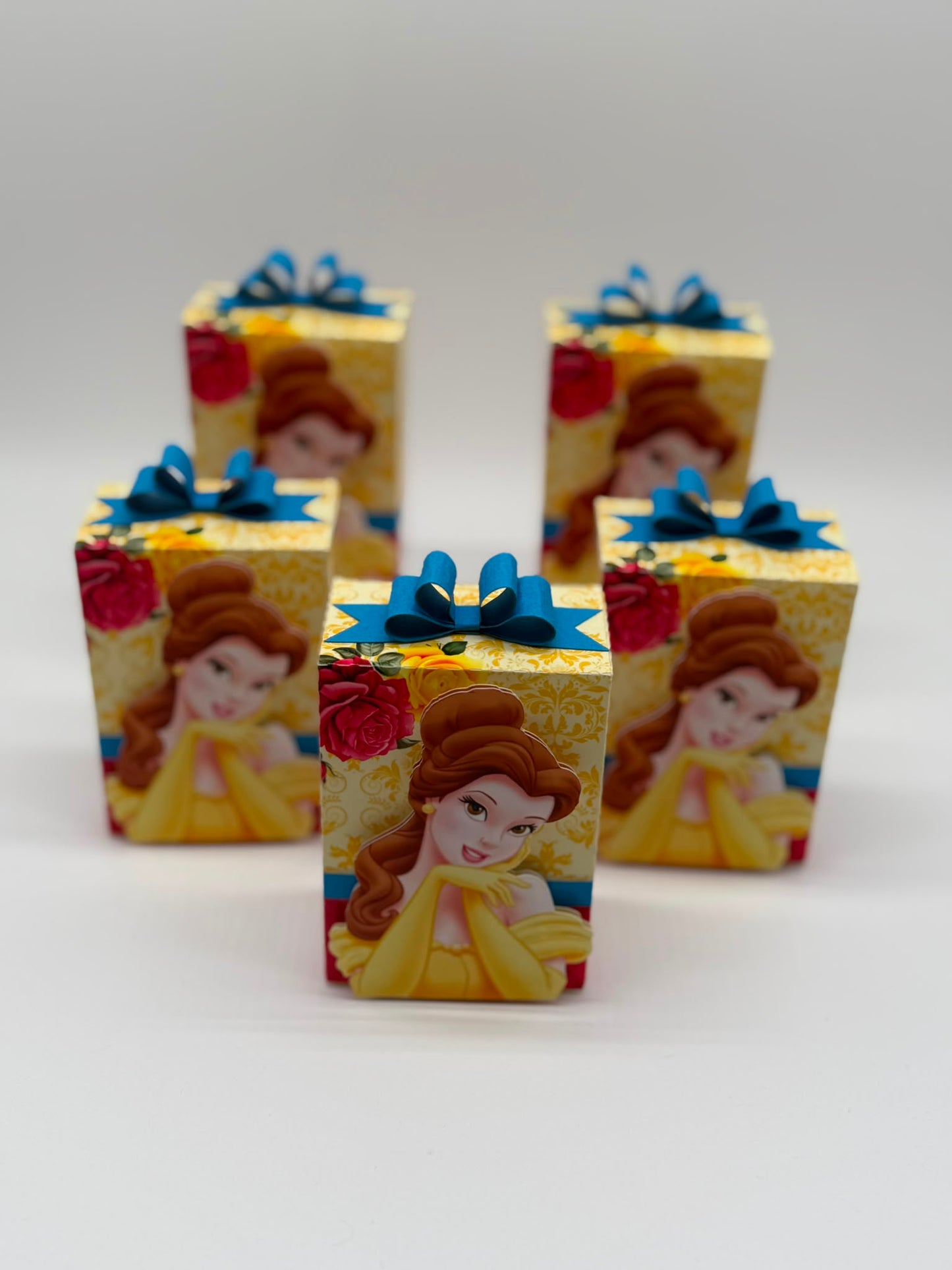 Beauty and the Beast Party Boxes | Beauty and the beast Party | Beauty and the beast Party decor | Beauty and the beast Cute Party Favours | Bela e a Fera Caixinhas Personalizadas