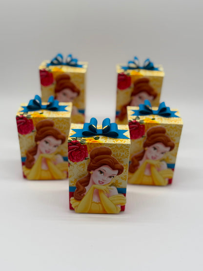 Beauty and the Beast Party Boxes | Beauty and the beast Party | Beauty and the beast Party decor | Beauty and the beast Cute Party Favours | Bela e a Fera Caixinhas Personalizadas