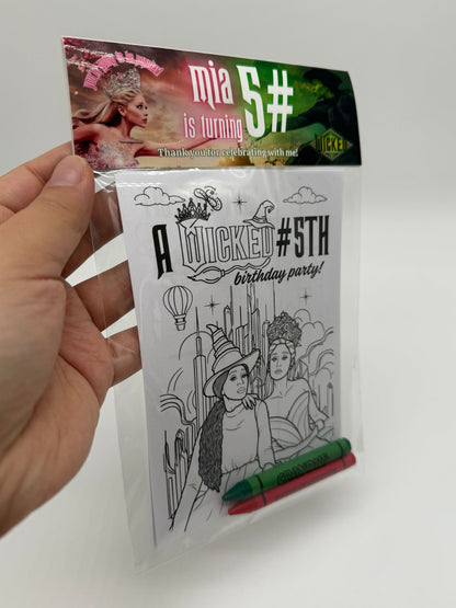 Wicked Colouring Pages | Wicked Colouring Sheets | Wicked Party Favours | Wicked Party Bag Fillers