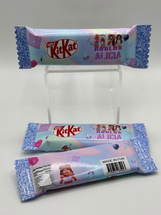 Roblox Girls KitKat | Roblox Girls Party Favour | Roblox Girls Birthday | Roblox Girls | Roblox Girls Party Decor