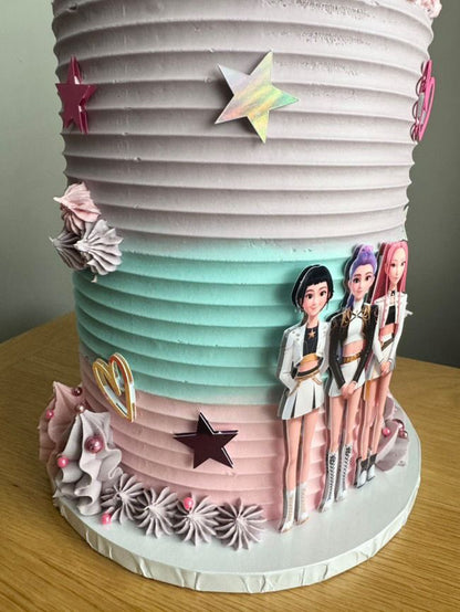 Kpop Demon Hunters Cake Topper | Kpop Demon Hunters Birthday | Kpop Demon Hunters Cake Ideas | Kpop Demon Hunters Party Decor | Kpop Demon Hunters Party Ideas