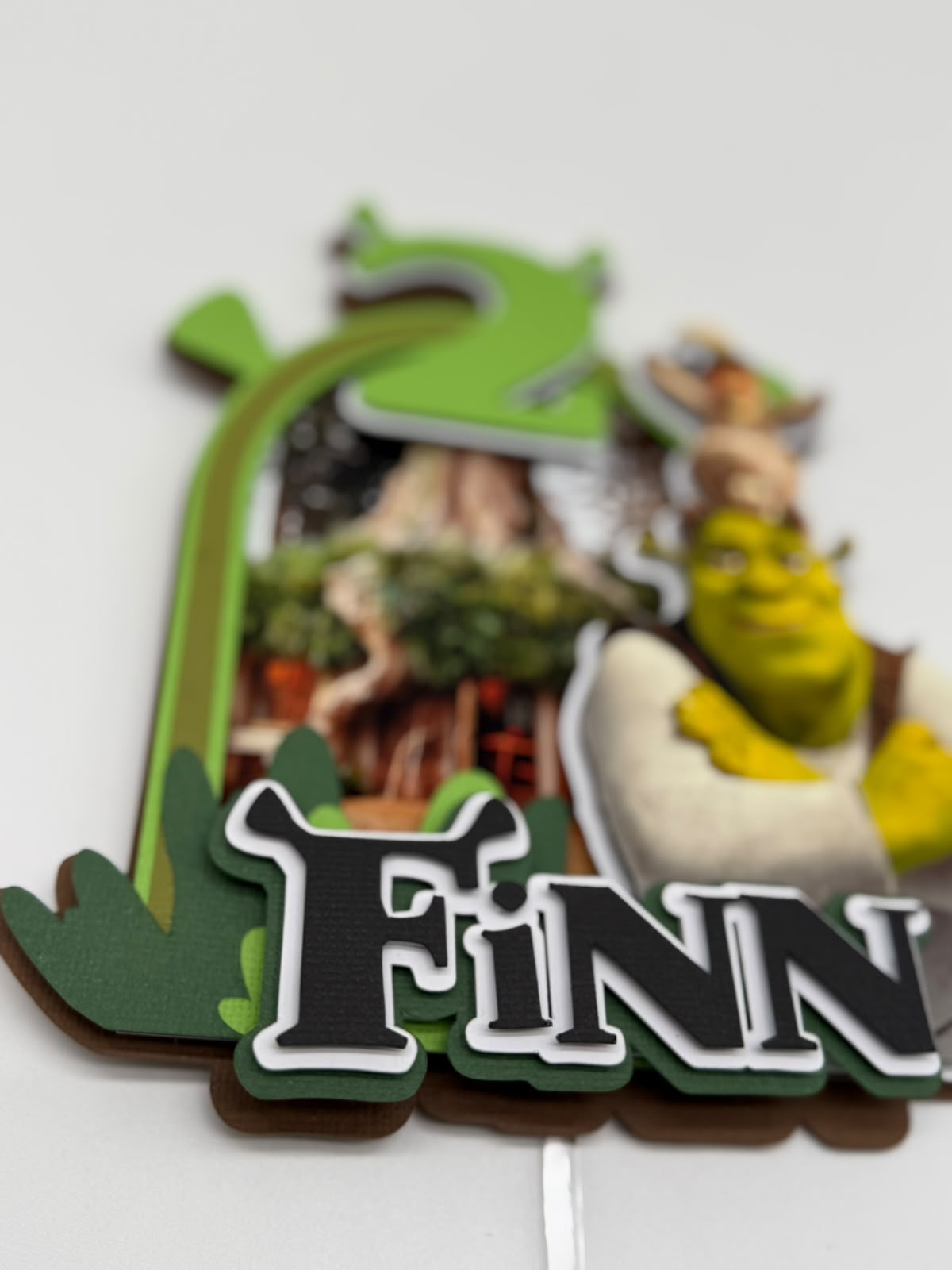 Shrek Cake Topper | Boys Birthday Party Decoration | Personalised Shrek Party Supplies | Shrek Cake Ideas