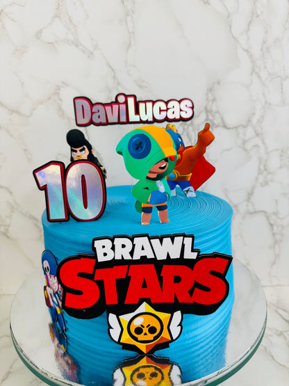 Brawl Stars Cake Topper | Brawl Stars Cake Ideas | Brawl Stars Birthday | Brawl Stars Party | Brawl Stars Personalised Cake Topper