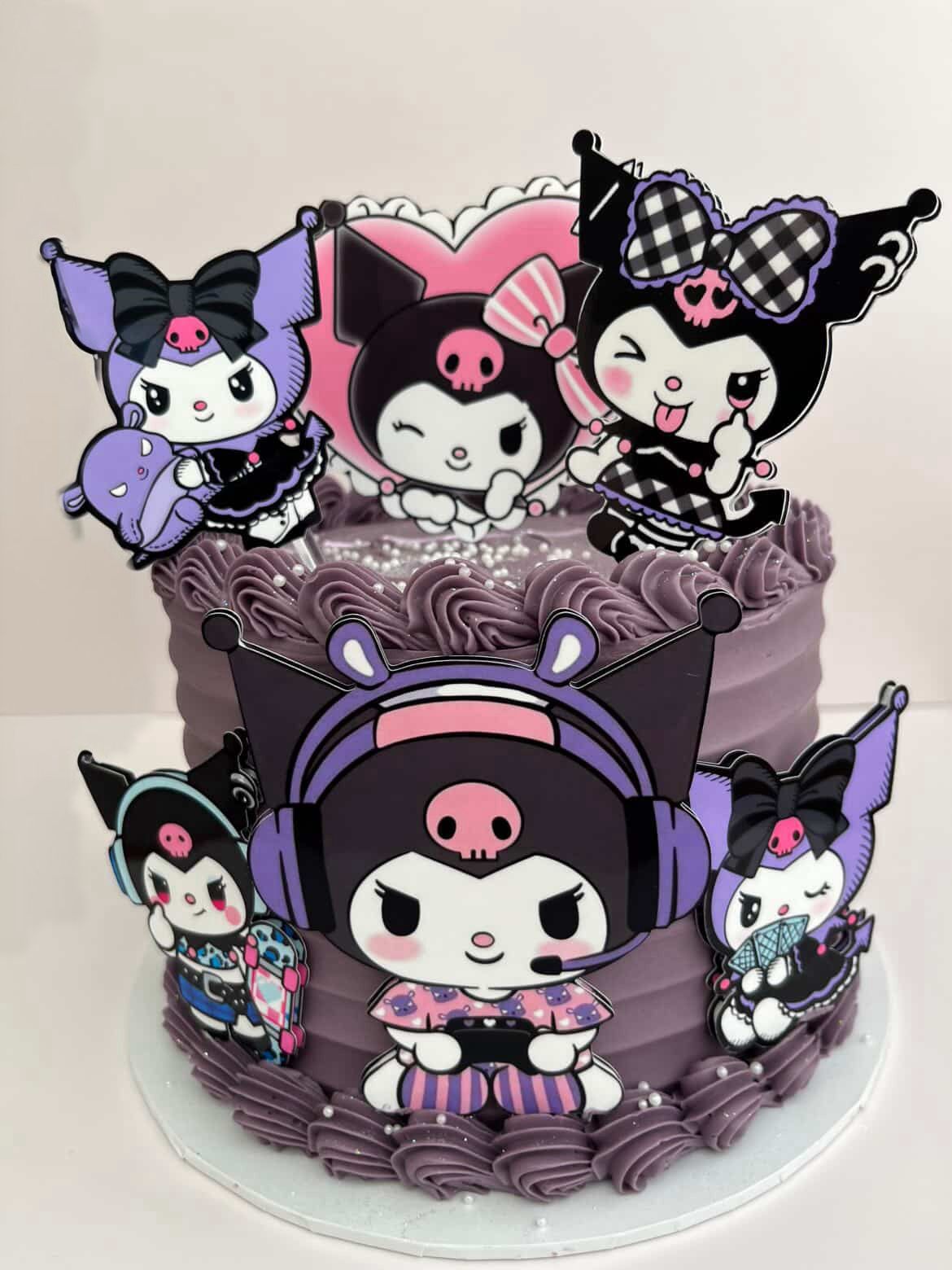Kuromi Cake Topper | Kuromi Birthday | Kuromi Cake Ideas | Kuromi Party Ideas