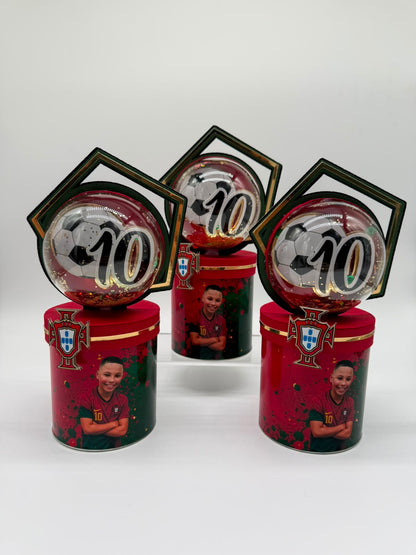 Football Personalised Pringles  | Football Personalised Party Favour | Football Birthday Decor | Personalised Portugal Pringles Party Favour