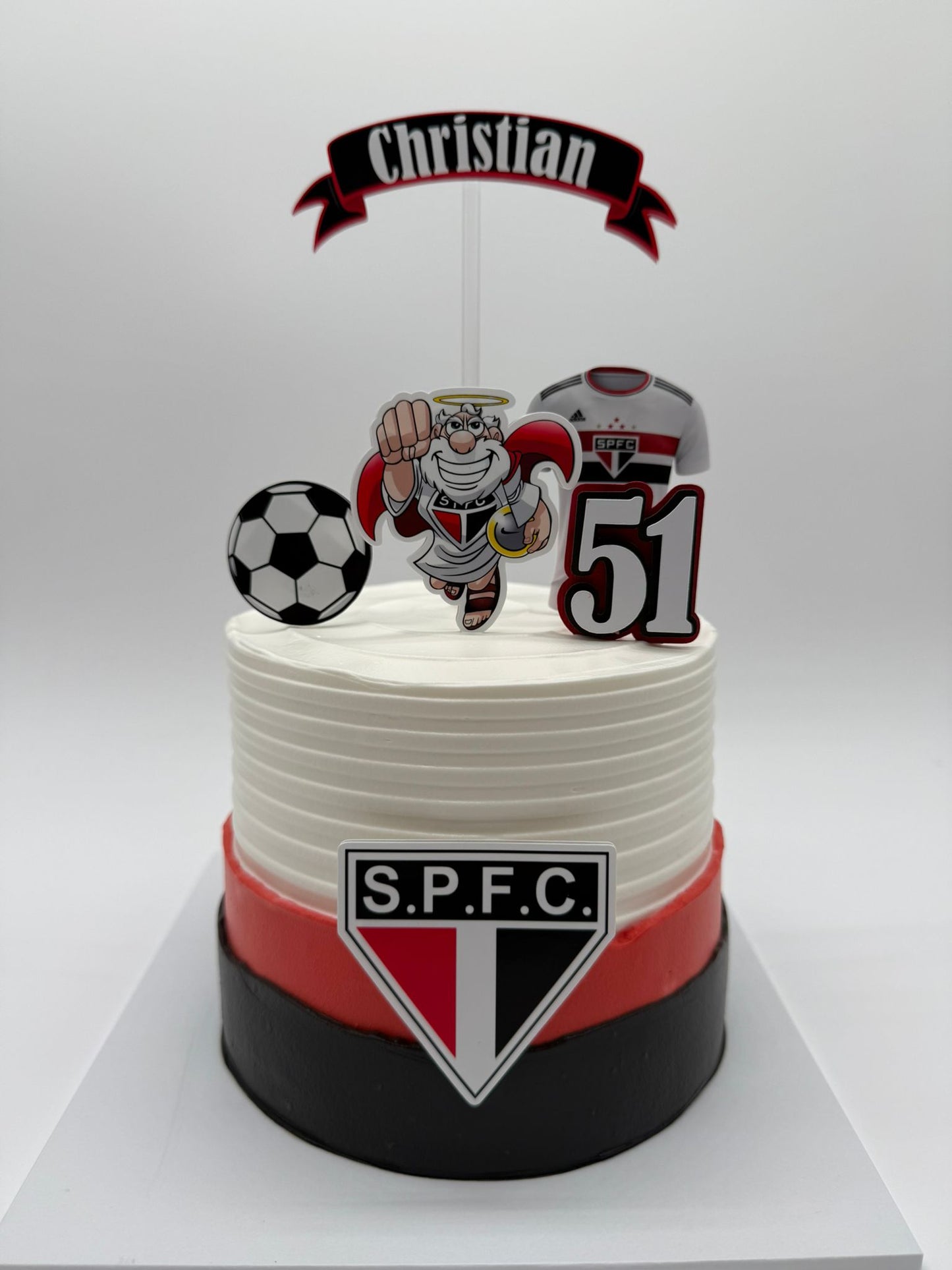 São Paulo Cake Topper | São Paulo Birthday | São Paulo Cake Ideas | São Paulo Party Ideas