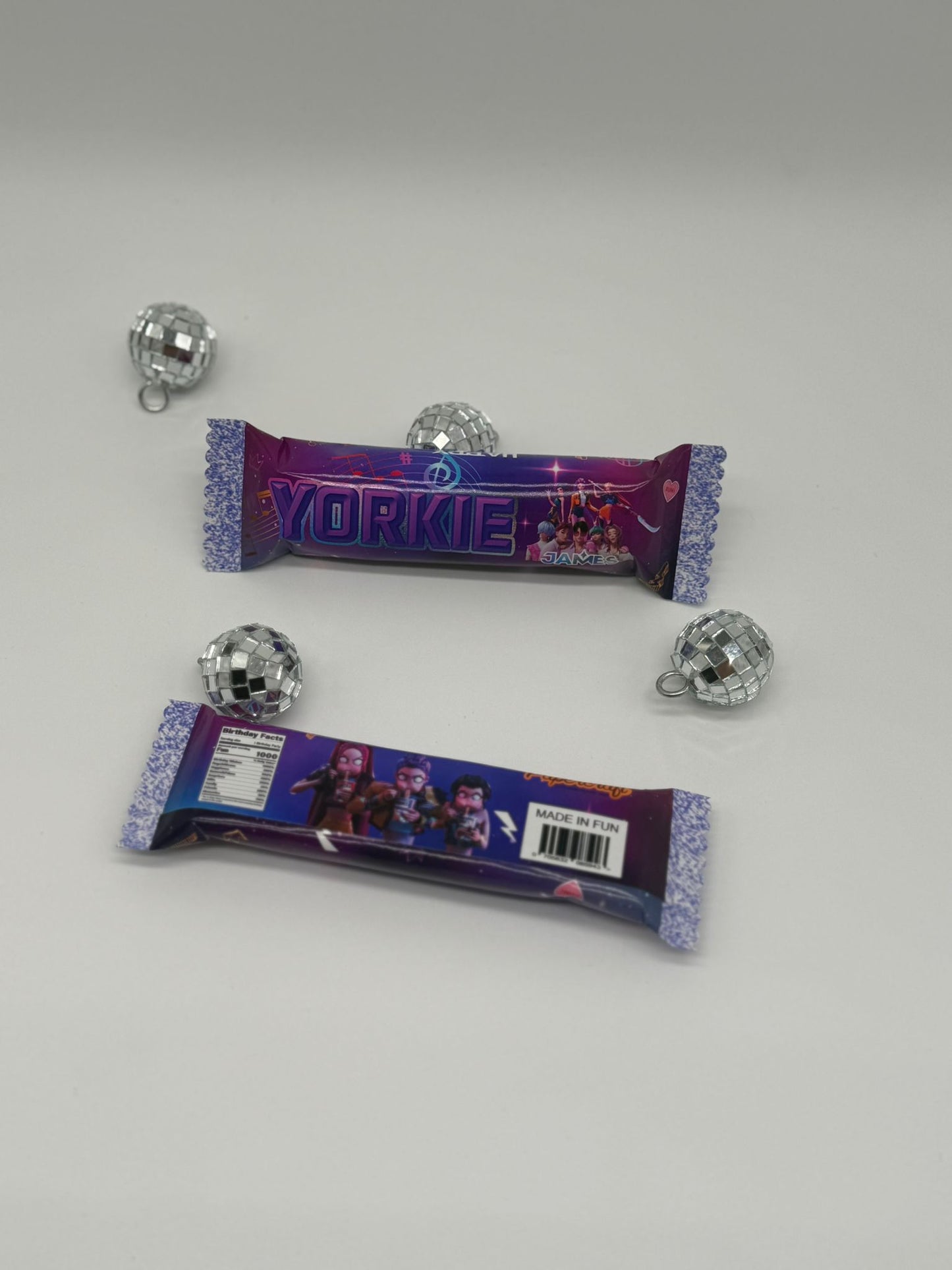 Kpop Demon Hunters Yorkie Personalised Chocolate Bar | Kpop Demon Hunters Personalised Party Bag Fillers | Kpop Demon Hunters Personalised Chocolate Bar | Yorkie Personalised Birthday Chocolate