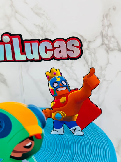 Brawl Stars Cake Topper | Brawl Stars Cake Ideas | Brawl Stars Birthday | Brawl Stars Party | Brawl Stars Personalised Cake Topper