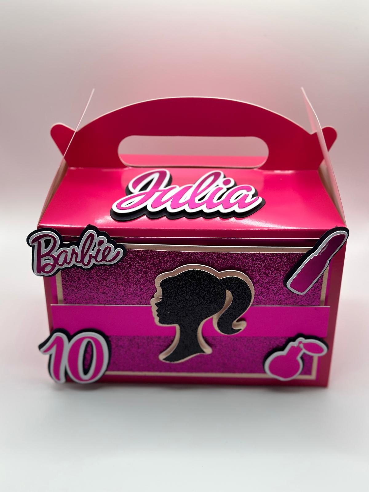 Barbie Gable Box | Barbie Party Box | Barbie Party Boxes | Barbie Birthday Decor | Barbie Personalised Party Box | Barbie Party Bag