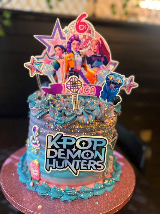 K-POP Demon Hunters Cake Topper | K-POP Demon Hunters Birthday | K-POP Demon Hunters Cake Ideas | K-POP Demon Hunters Party Ideas | K-POP Demon Hunters Party Decor