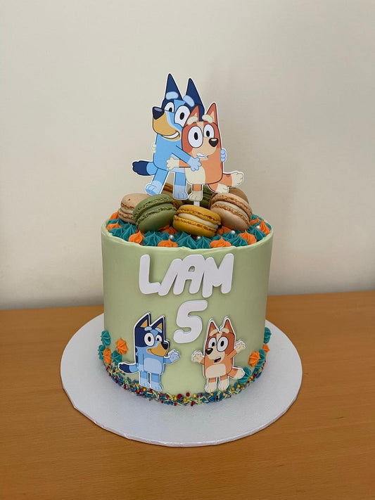 Bluey Cake Topper | Bluey Birthday | Blue and Bingo Cake Topper Ideas | Blue and Bingo Birthday Cake | Bluey And Bingo Party Ideas