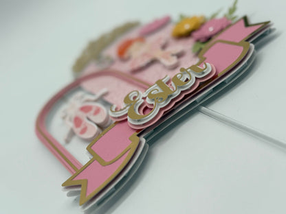 Ballerina Cake Topper | Ballerina Cake Ideas | Ballerina Party | Ballerina Birthday | Cute Ballerina Cake Topper | Girls Birthday | Girls Cake Topper | Delicate Ballerina Cake Topper