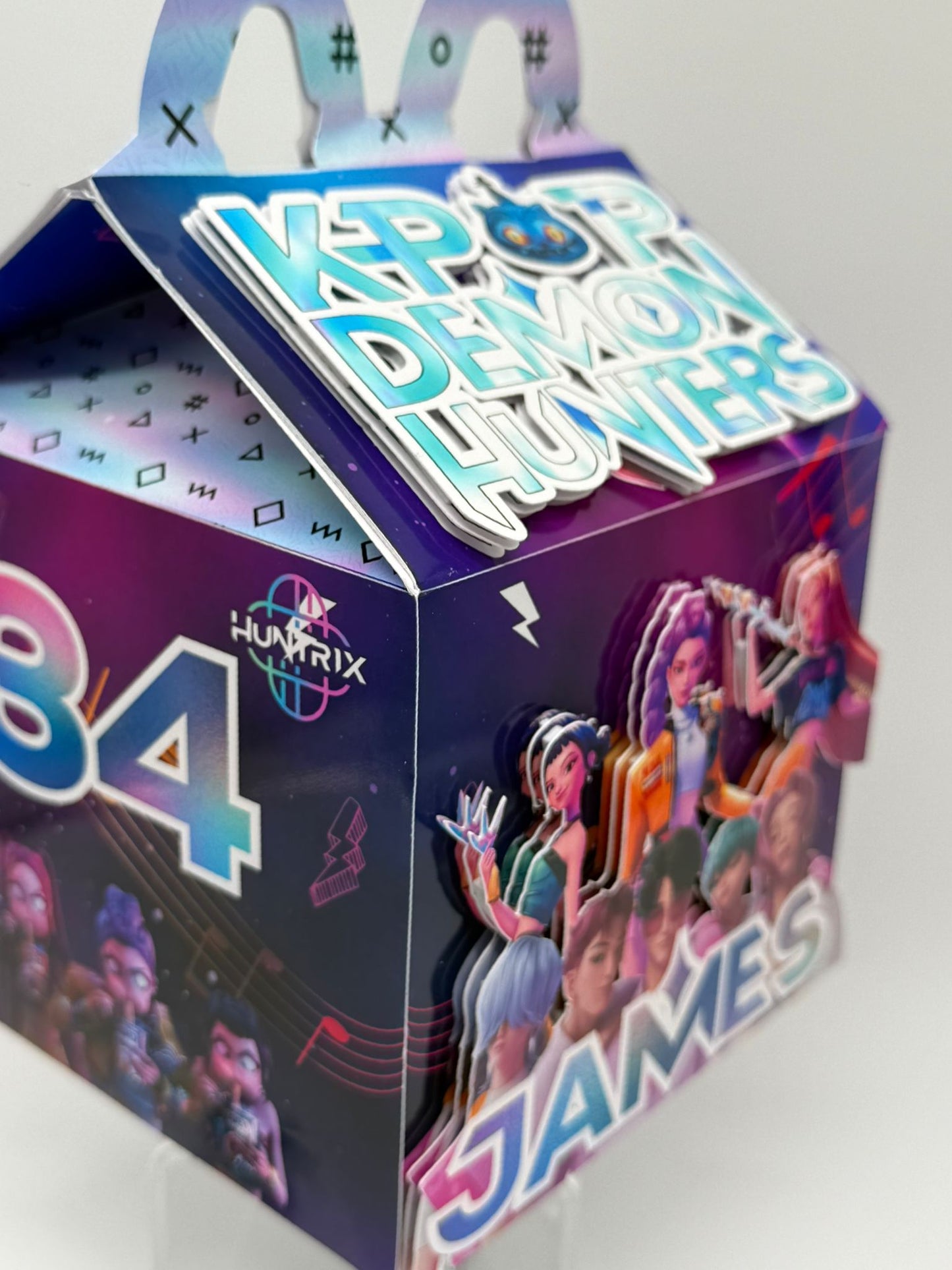 Happy Meal Kpop Demon Hunters Party Box | Happy Meal Personalised Party Box | KPOP Demon Hunters Party Boxes | KPOP Demon Hunters Birthday Decor | KPOP Demon Hunters Party Bags | Demon Hunters Birthday Gifts