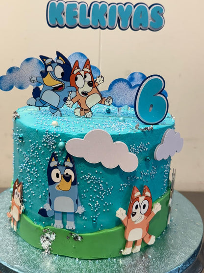 Bluey Cake Topper | Bluey Birthday | Bluey and Bingo Cake Topper | Bluey Party | Bluey Cake Ideas | Bluey Birthday Decor