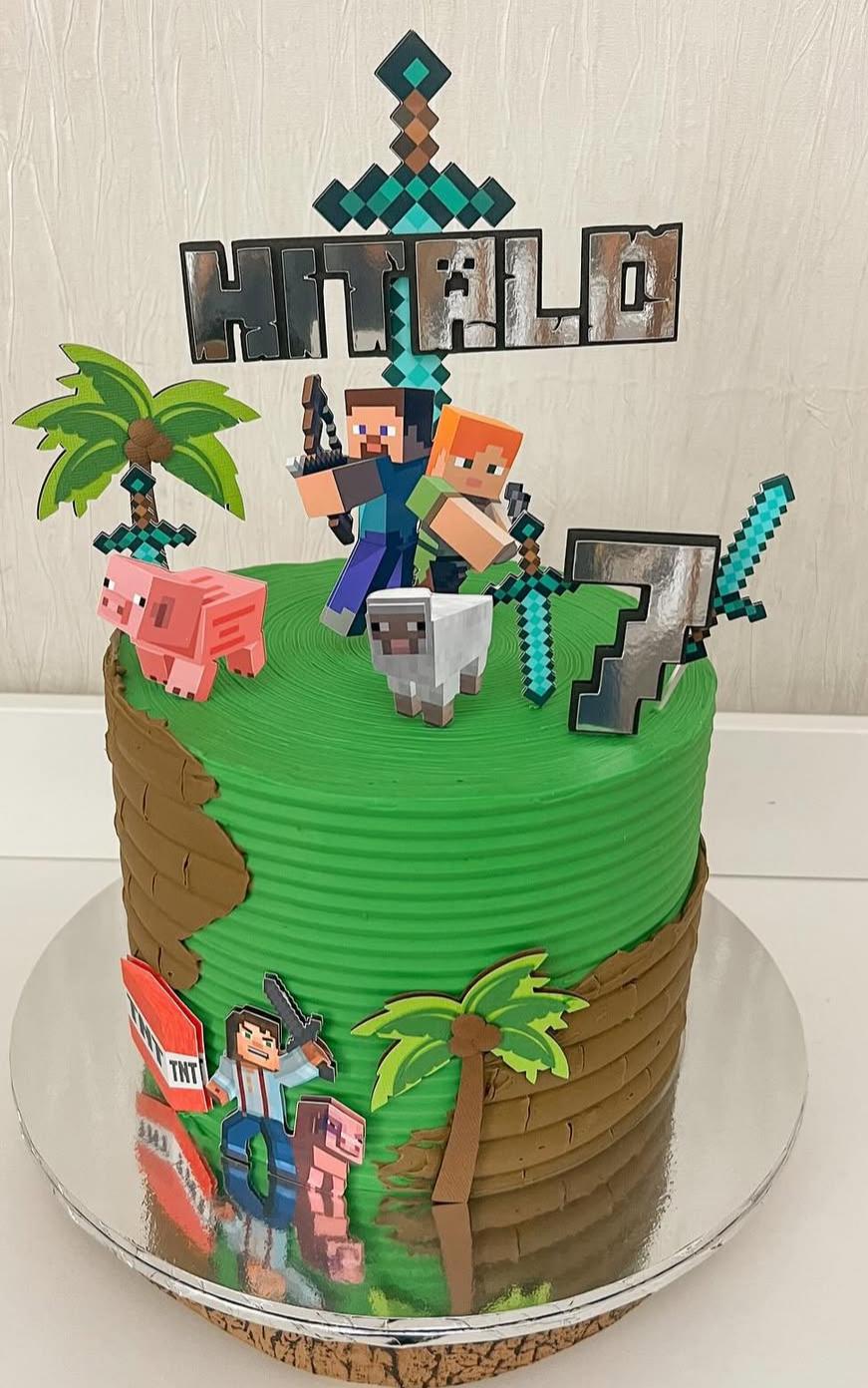 Minecraft Cake Topper | Minecraft Party | Minecraft Party Decor | Minecraft Birthday