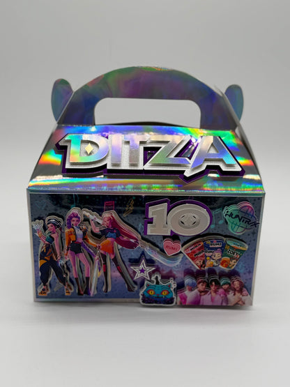 KPOP Demon Hunters Gable Boxes | KPOP Demon Hunters Party Boxes | KPOP Demon Hunters Birthday Decor | KPOP Demon Hunters Party Bags | Demon Hunters Birthday Gifts