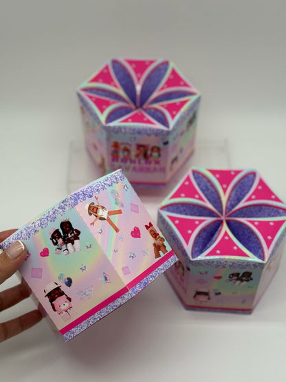 Personalised Table Centre Pieces | Personalised Girls Roblox Centre Pieces | Personalised Birthday Centre Pieces