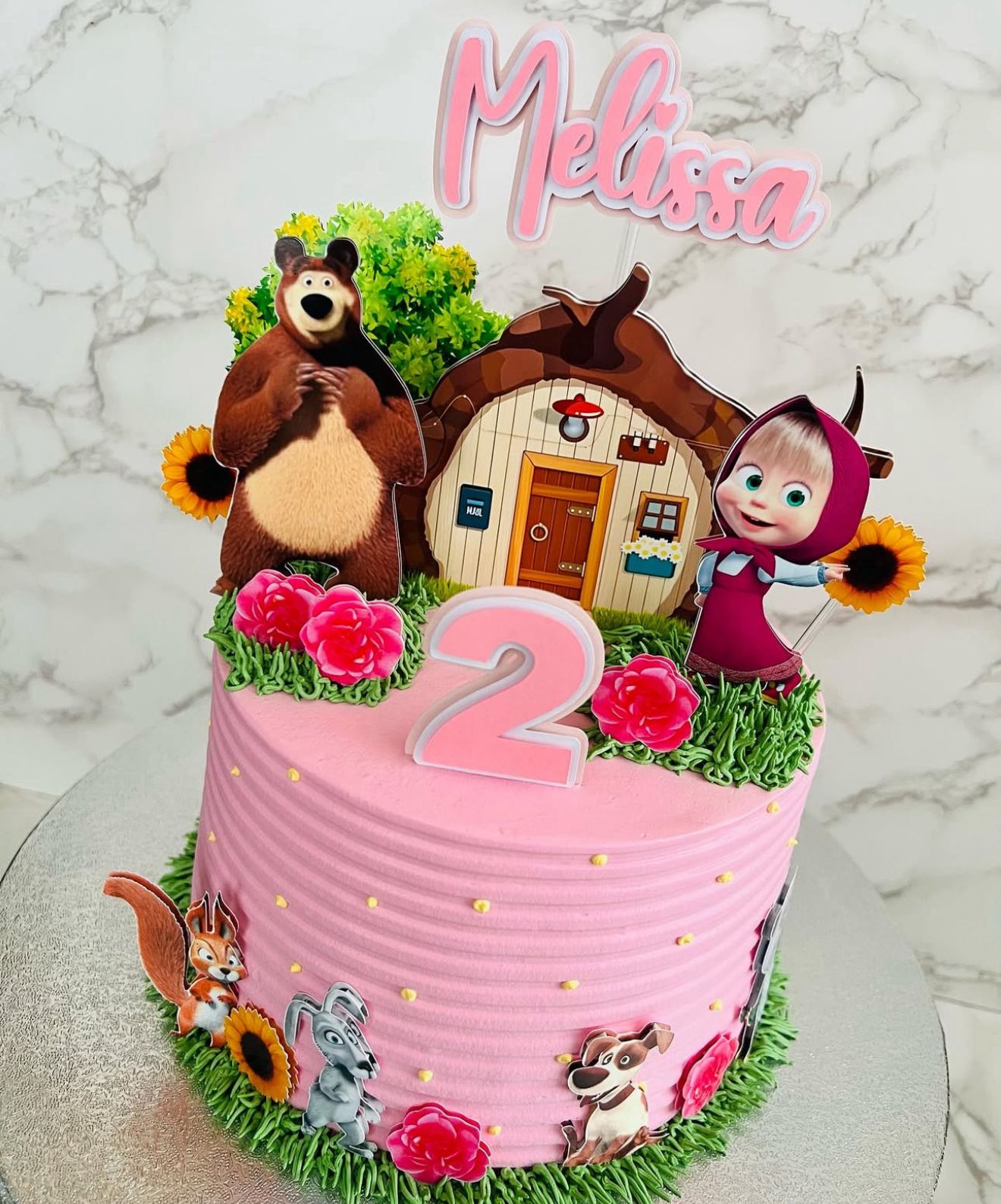 Masha and the Bear Cake Topper | Masha and the Bear Cake Ideas | Masha and the Bear Party | Masha and the Bear Birthday | Masha and the Bear Party Ideas