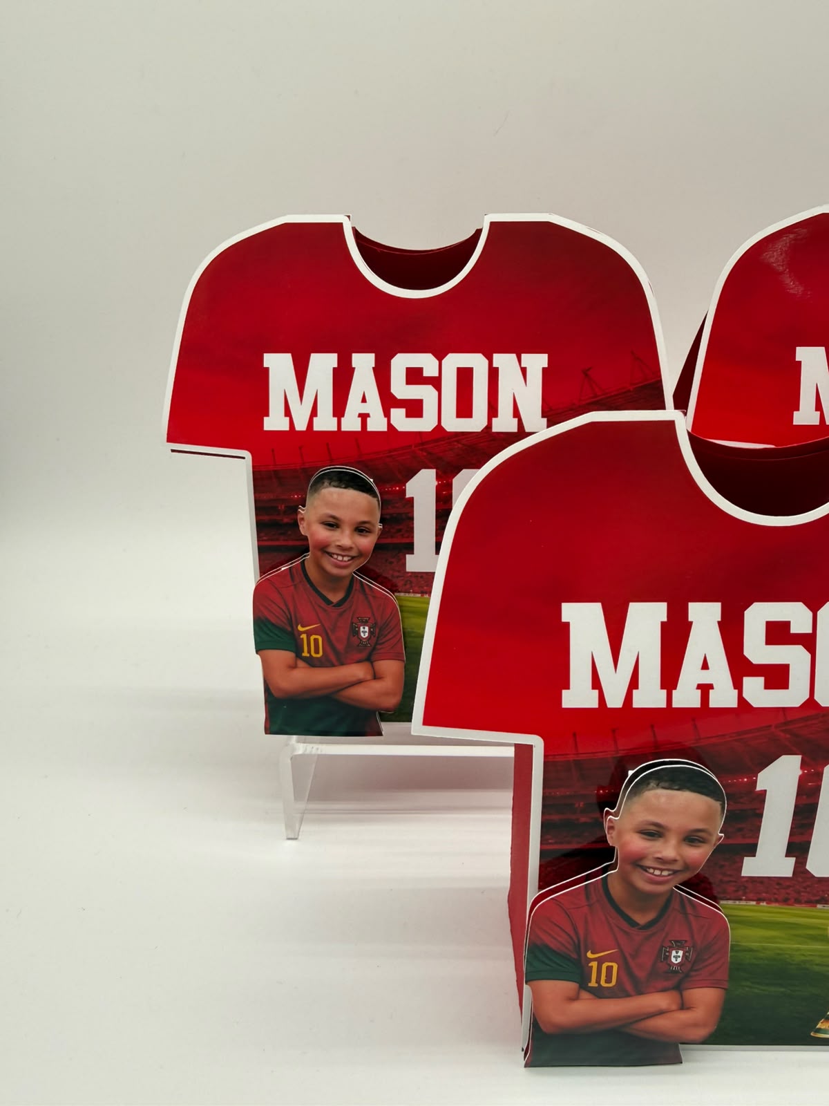 Football Shirt Gable Box | Football Party Favor Box | Personalised Football Party Box | Football Birthday Decorations