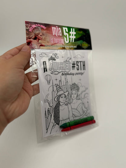 Wicked Colouring Pages | Wicked Colouring Sheets | Wicked Party Favours | Wicked Party Bag Fillers
