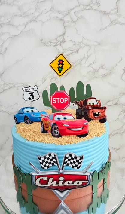 Cars Cake Topper | Cars Birthday | Cars Cake Ideas | Cars Party Ideas | Cute Cars Birthday Cake | Boys Party Idea