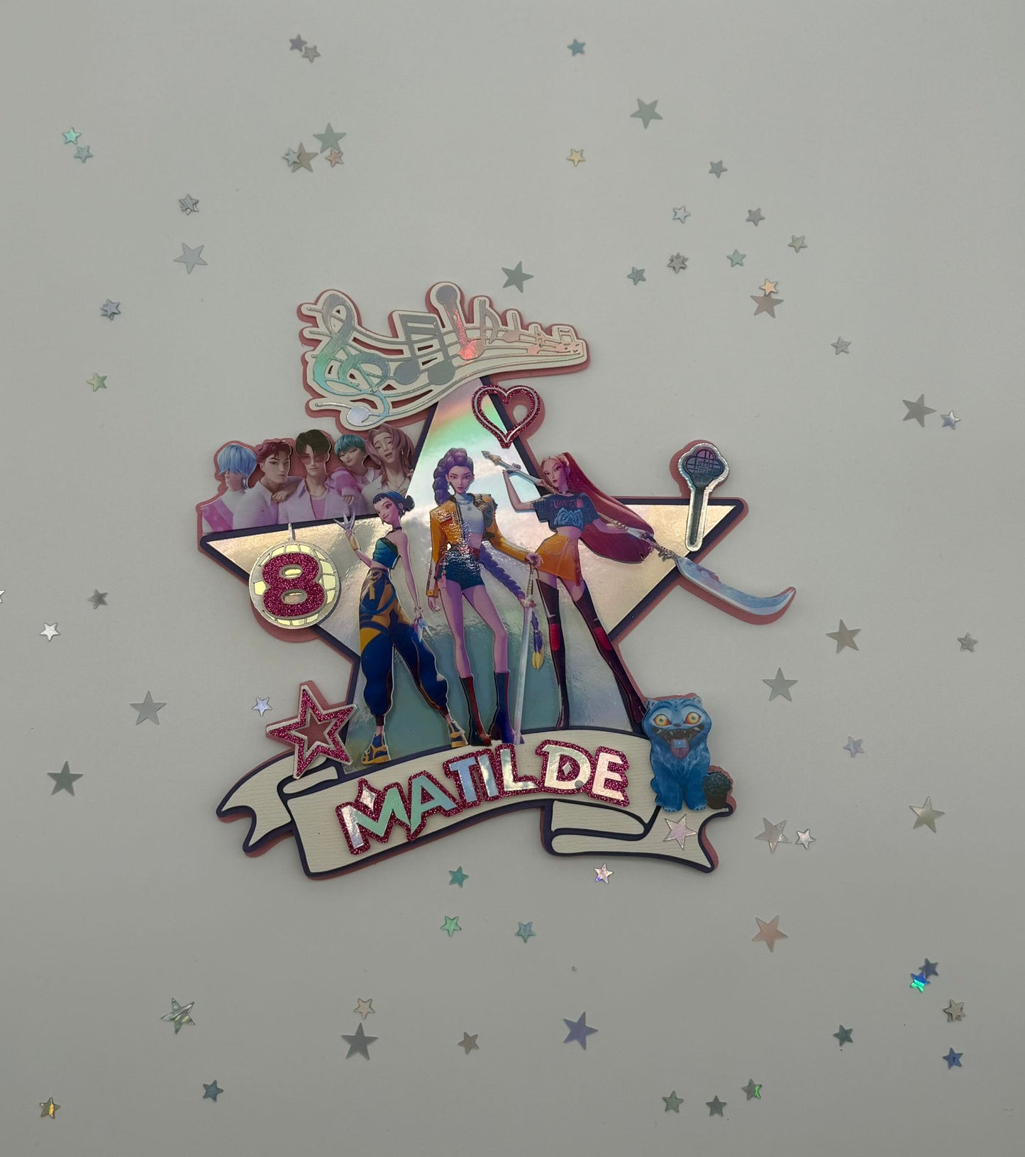 Kpop Demon Hunters Cake Topper | Kpop Demon Hunters Birthday | Kpop Demon Hunters Party Ideas | Kpop Demon Hunters Party Decor | Kpop Demon Hunters Cake Ideas