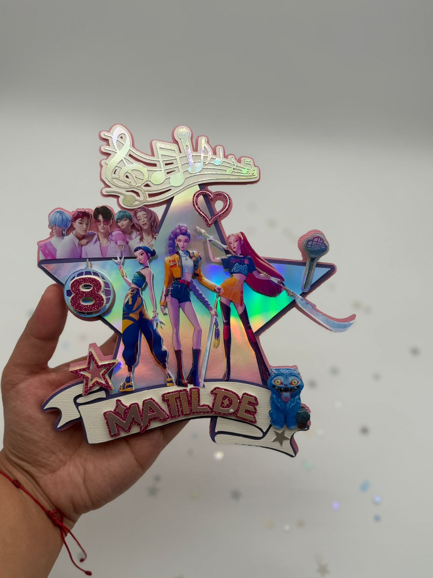 Kpop Demon Hunters Cake Topper | Kpop Demon Hunters Birthday | Kpop Demon Hunters Party Ideas | Kpop Demon Hunters Party Decor | Kpop Demon Hunters Cake Ideas