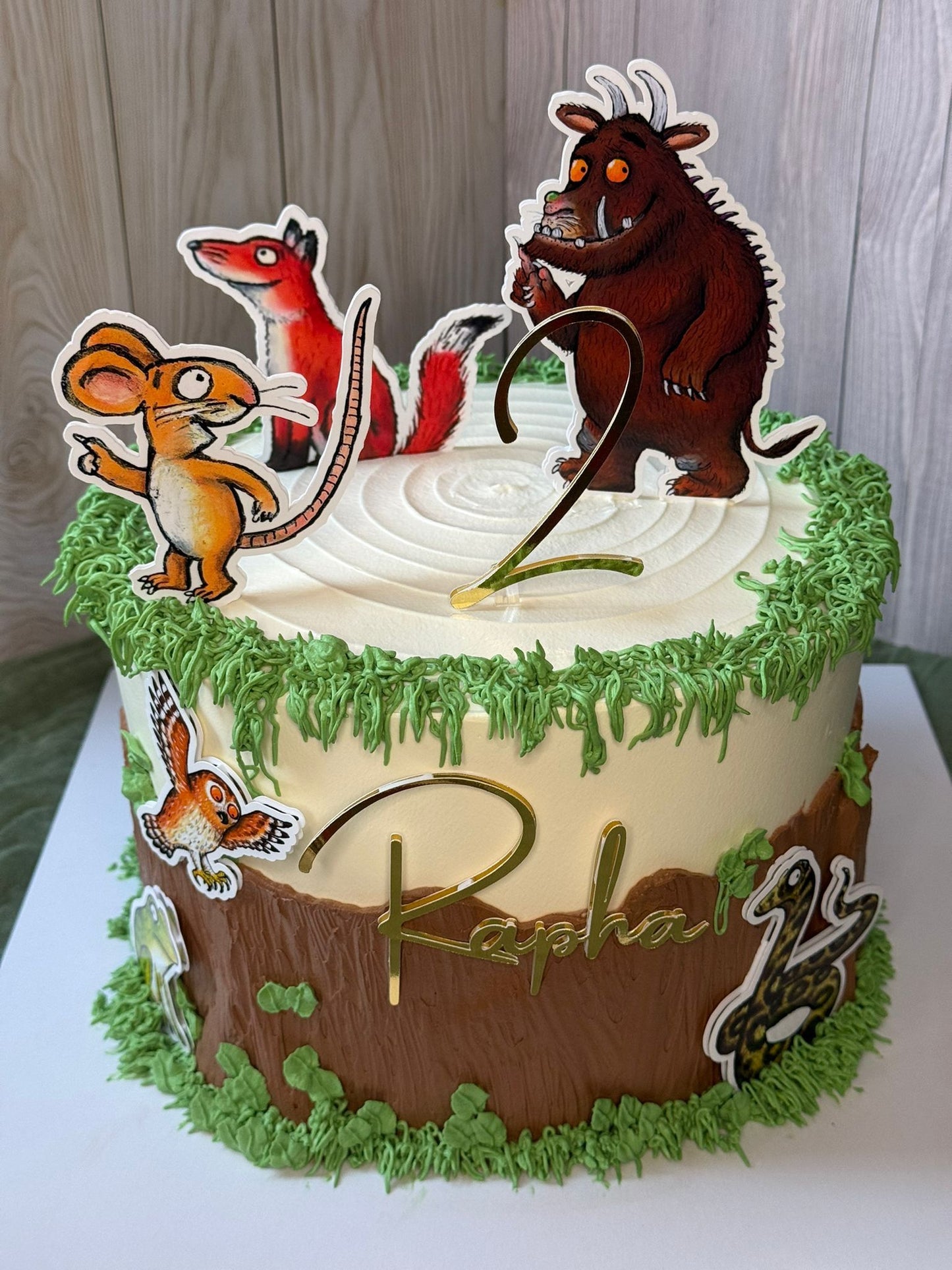 Gruffalo Cake Topper | Gruffalo Birthday Cake Decoration | Gruffalo Party Supplies | Gruffalo Theme Birthday Ideas | Personalised Gruffalo Party Decor