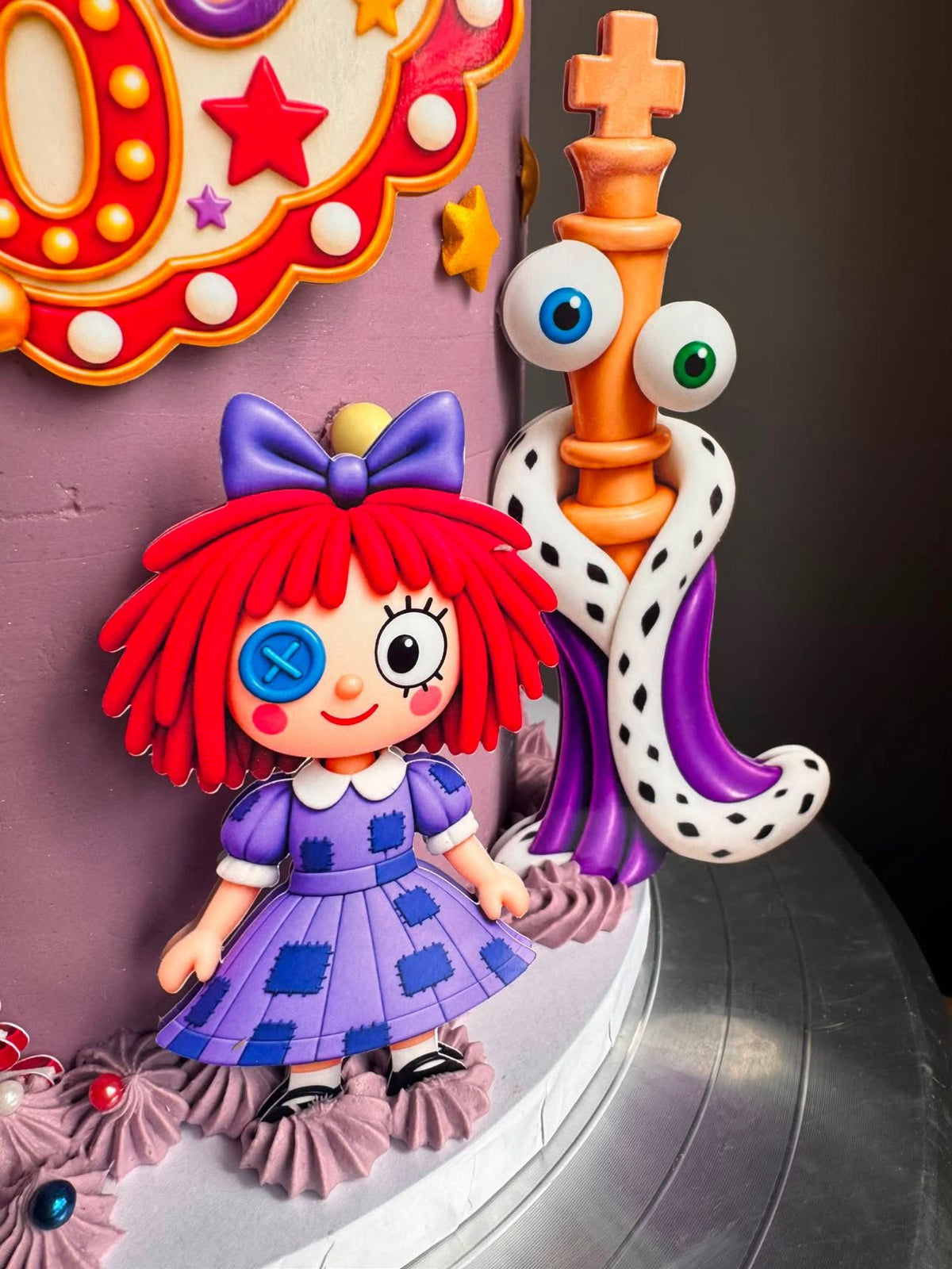 Digital Circus Cake Topper | Personalised Digital Circus Party | Digital Circus Custom Cake | Digital Circus Funny Cake Topper