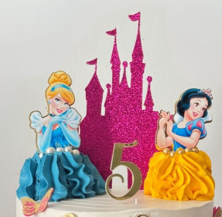 Disney Princess Cake Topper | Disney Princess Cake Ideas | Disney Princess Party Ideas | Cinderella Cake Topper | Sleeping Beauty Cake Topper | Ariel Cake Topper
