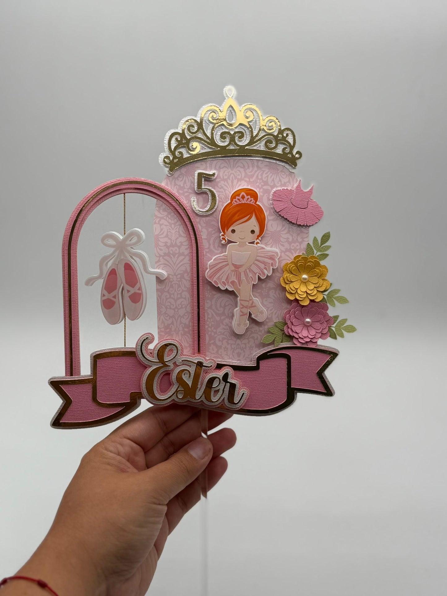 Ballerina Cake Topper | Ballerina Cake Ideas | Ballerina Party | Ballerina Birthday | Cute Ballerina Cake Topper | Girls Birthday | Girls Cake Topper | Delicate Ballerina Cake Topper