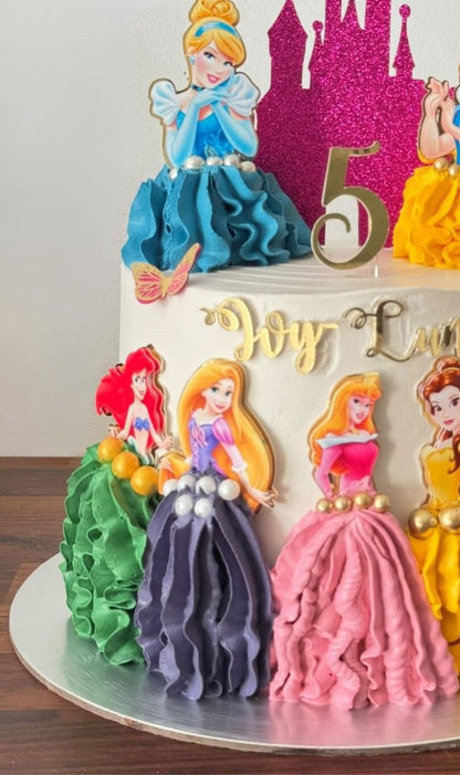 Disney Princess Cake Topper | Disney Princess Cake Ideas | Disney Princess Party Ideas | Cinderella Cake Topper | Sleeping Beauty Cake Topper | Ariel Cake Topper