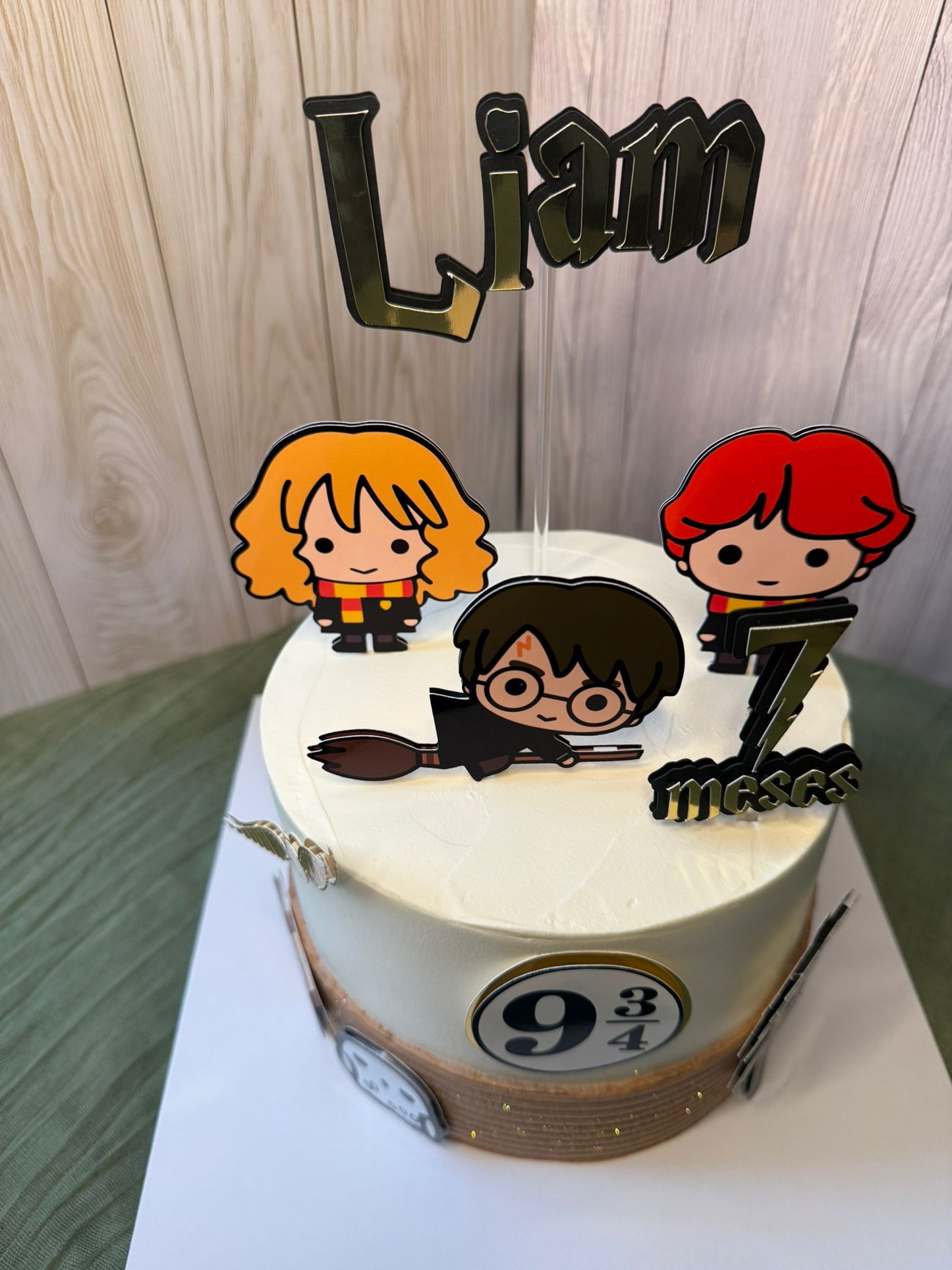 Cute Harry Potter Cake Topper | Chibbi Harry Potter Cake Topper | Harry Potter Cake Ideas | Harry Potter Birthday Decor | Personalised Harry Potter Birthday Cake