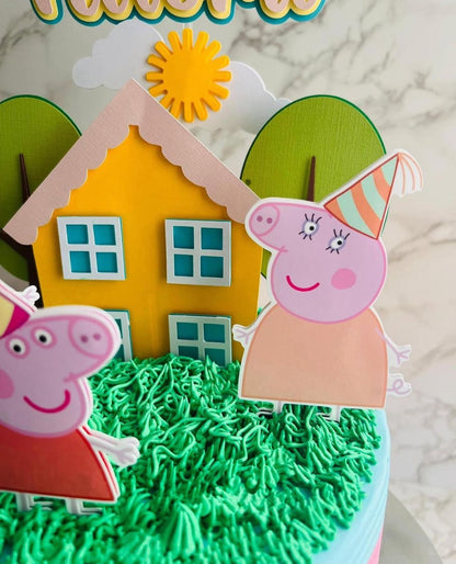 Peppa Pig Cake Topper | Peppa Pig Cake Ideas | Peppa Pig Party | Peppa Pig Birthday | Peppa Pig Party Ideas | Peppa Pig Family Cake Topper