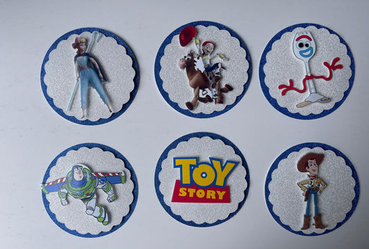 Toy Story Cupcake Toppers | Disney Toy Story Birthday Cake Decorations | Toy Story Party Cupcake Toppers