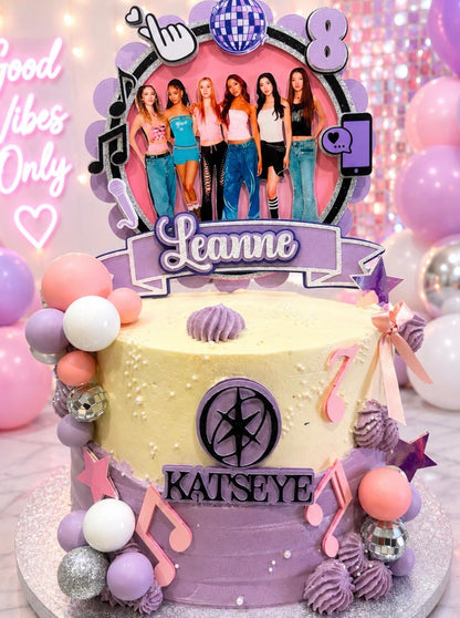 Katseye Cake Topper | Personalized Katseye Topper | Katseye Cake Topper Idea | Katseye Party Decor