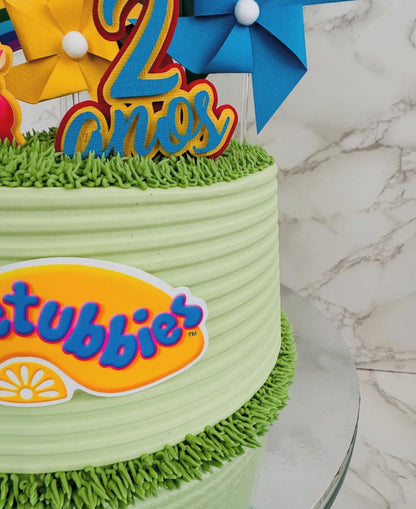 Teletubbies Cake Topper | Teletubbies Birthday Cake Decoration | Teletubbies Party Supplies | Teletubbies Theme Birthday Ideas | Personalised Teletubbies Party Decor