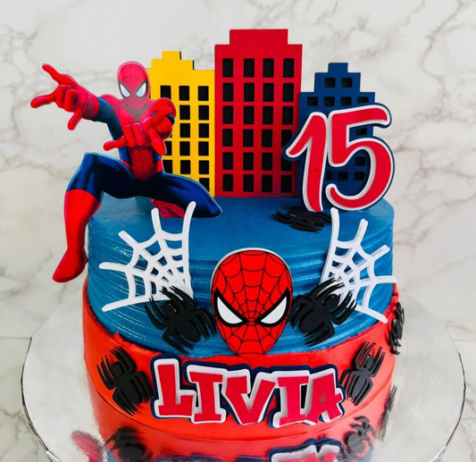 Spideman Cake Topper | Spiderman Cake Ideas | Spiderman Cake Ideas | Spiderman Birthday Ideas | Spiderman Party | Spiderman Party Ideas