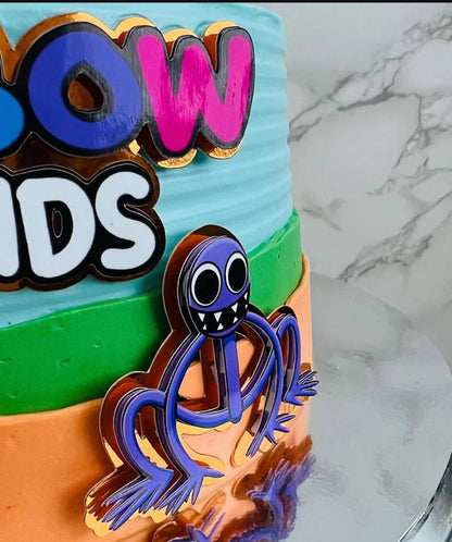 Rainbow Friends Cake Topper | Rainbow Friends Birthday | Rainbow Friends | Rainbow Friends Party | Rainbow Friends Cake Ideas | Rainbow Friends Party Decor