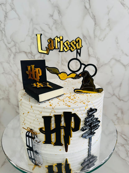 Harry Potter Cake Topper | Harry Potter Birthday Decor | Harry Potter Cake ideas | Harry Potter Birthday Ideas | Harry Potter Cake Decor | Happy Potter Party