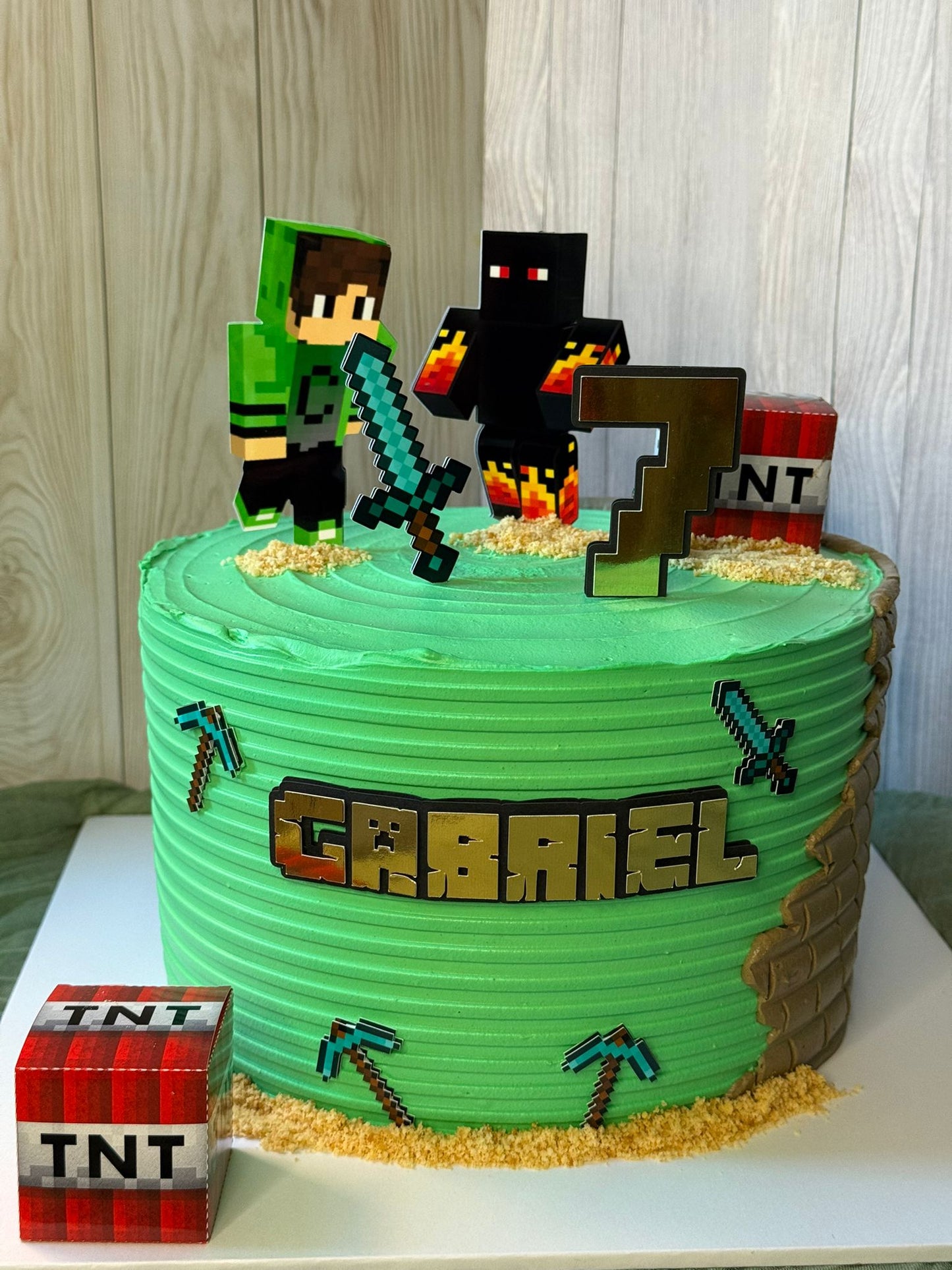 Minecraft Cake Topper | Cute Minecraft Cake Topper | Minecraft Birthday Cake | Minecraft Cake Decor Ideas | Minecraft Party Supplies