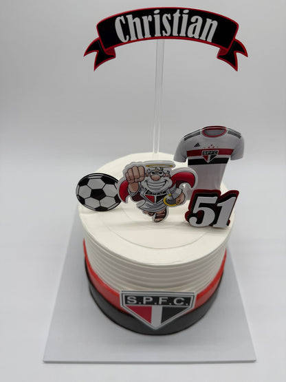 São Paulo Cake Topper | São Paulo Birthday | São Paulo Cake Ideas | São Paulo Party Ideas