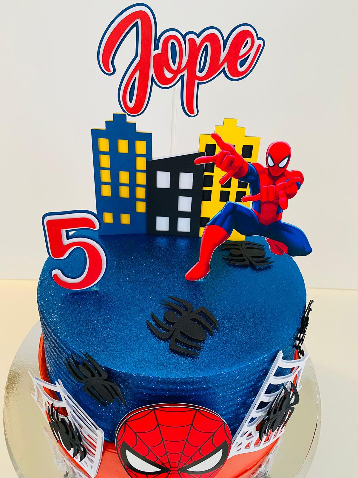Spider-Man Cake Topper | Spider-Man Party | Spider-Man Birthday | Spider-Man Boys Birthday | Spider-Man Party Decor